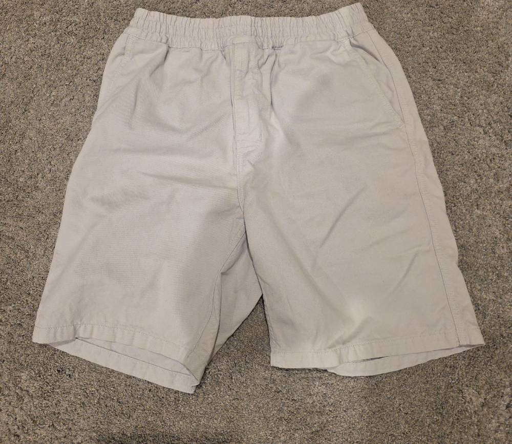 Carhartt Men's Light Gray Flat Front Shorts